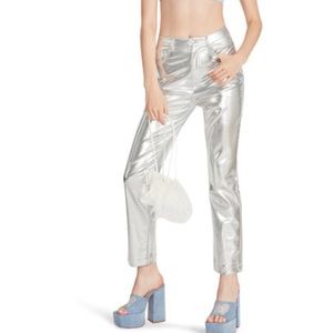 Steve Madden Josie Pant Silver